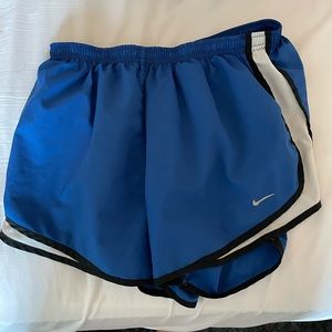 Blue Nike dri fit shorts
